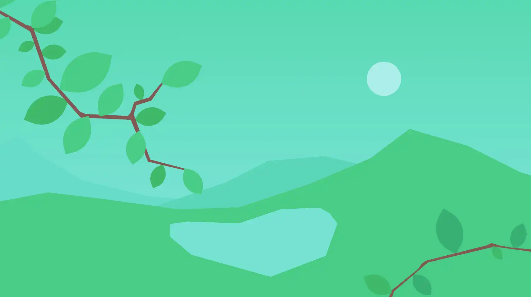 Spring Hills Background